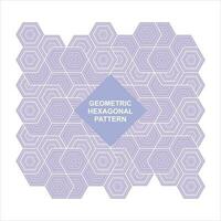 Geometric Hexagon Pattern Background Vibrant and Versatile Vector Design
