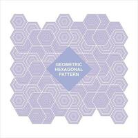 Geometric Hexagon Pattern Background Vibrant and Versatile Vector Design