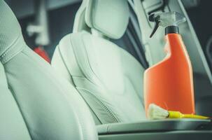 Car Interior Leather Cleaning Detergent photo