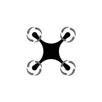 drone logo fly design technology vector