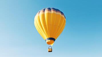 hot air balloon. travel background. photo