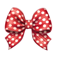 Red Bow Watercolor Clipart png