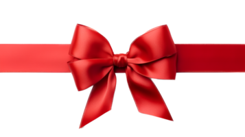 Red Bow Watercolor Clipart png