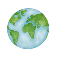 verde terra globo png