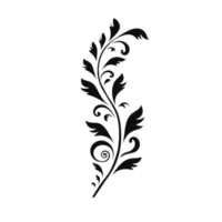 Elegant Leaf Decorative Pattern, Iconic Nature-Inspired Design for Captivating Visuals png