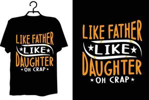 Father's day t shirt design vector