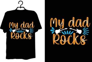 Father's day t shirt design vector