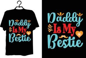 del padre día t camisa diseño vector