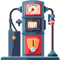 Gas Station icon isolated style png