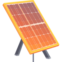 solar panel modern equipment icon isolated png