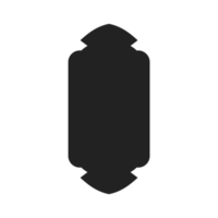 islamique Cadre forme badge png