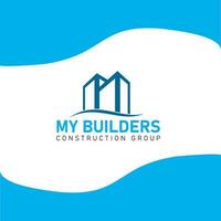 My Builders Construction logo template vector