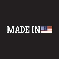 made in the USA worn with pride t-shirts vector