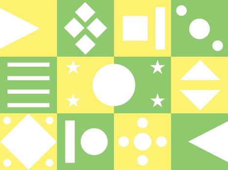 Flat Geometric Shapes Design Background Background vector