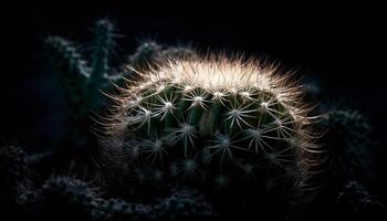 agudo espinas en suculento planta traer dolor generado por ai foto