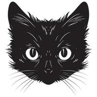 logotipo de mascota de cabeza de gato vector