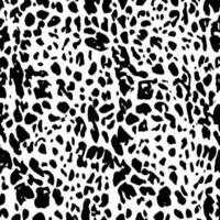 Leopard bold round motif pattern. Leopard skin design for fabric processing industry vector