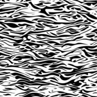 Zebra abstract line motif. Irregular camouflagation lines for fabric design vector