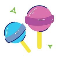 Trendy Lollipops Concepts vector