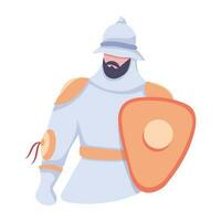 Trendy Parthian Warrior vector