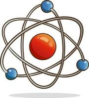 vector illustration graphic cartoon of atom molecular science