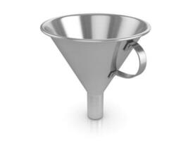 3d Chrome Funnel photo