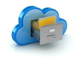 Cloud Computing System Concept photo