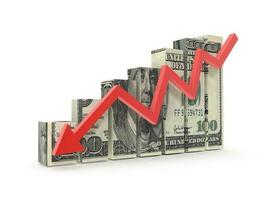 Business Chart with Dollar Image photo