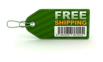 Free Shipping Tag photo