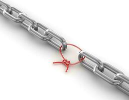 Chain Link 3d Render photo