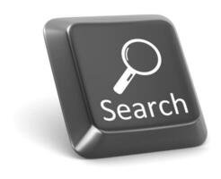 Search button 3d Image photo