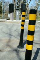 Parking barrier and CCTV access control for Security photo
