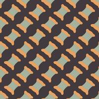 Seamless pattern spool of thread. Colorful vector