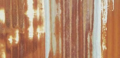 Art surface of rusty zinc for background. Wallpaper, Wall, Abstract frame or panel and textured concept photo