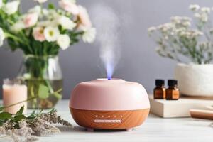 stock photo of aroma therapy with diffuser