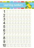 Handwriting practice sheet. Educational children game, printable worksheet  for kids. Writing training printable worksheet. 22893111 Vector Art at  Vecteezy