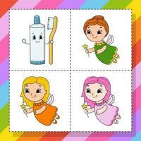 Cute character. Design element. Template for your design, books, stickers, cards, posters, clothes. Cartoon style. Isolated on white background. Vector illustration.