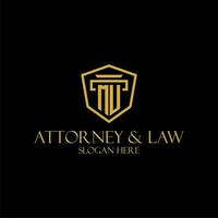 MU initial monogram for lawfirm logo ideas with creative polygon style design vector