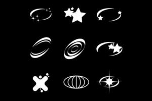 Y2k Element shape collection pack vector