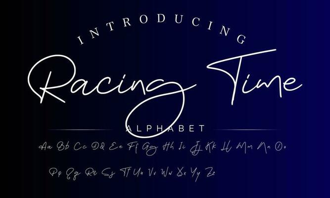 Signature Font Calligraphy Logotype Script Brush Font Type Font lettering handwritten