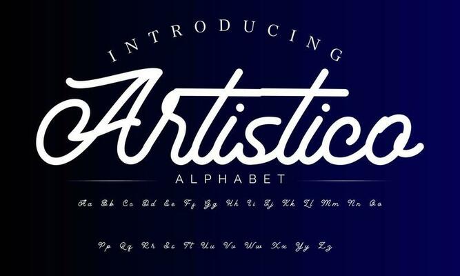 Signature Font Calligraphy Logotype Script Brush Font Type Font lettering handwritten