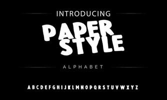 Vector Illustration Playful Handmade Typography. Font For Kids And Games