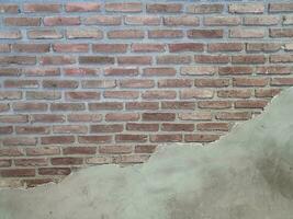 Brick wall Or cement wall a Background photo