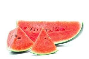 Fresh watermelon on a white background photo