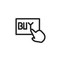 icon buy and sell line icon, outline vector