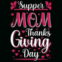 vector mother day t shirt design template