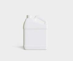 Container jerry can white color photo