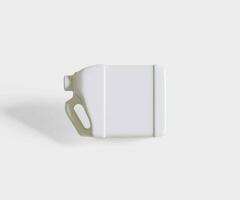 Container jerry can white color photo