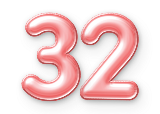 32 32