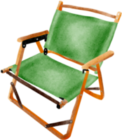 camping seat drawn with watercolors png